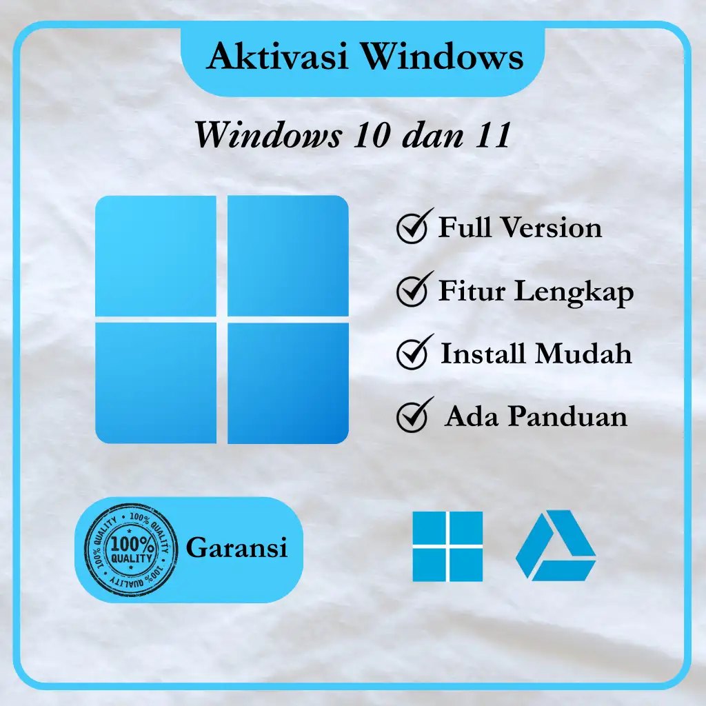 Aktivasi Windows 10/11 Pro