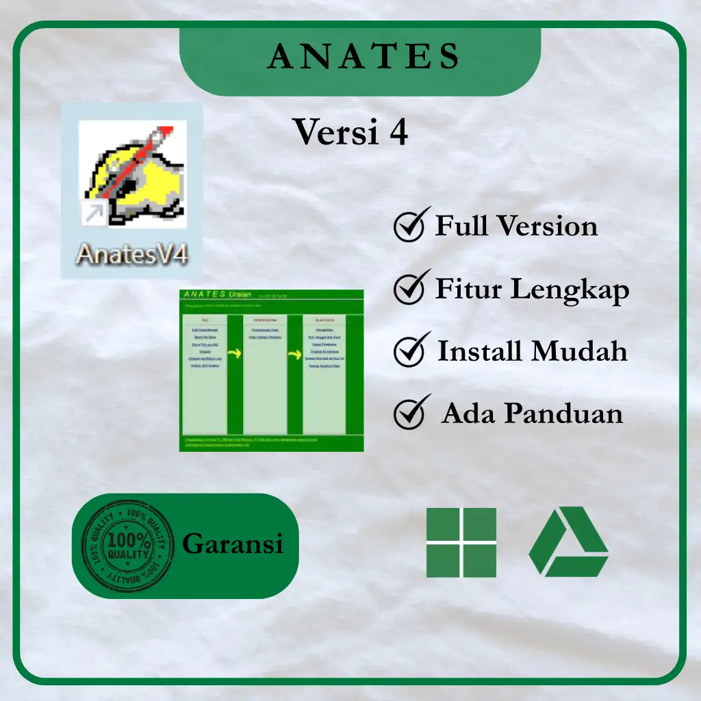 Anates V4 — Pilihan Ganda & Uraian