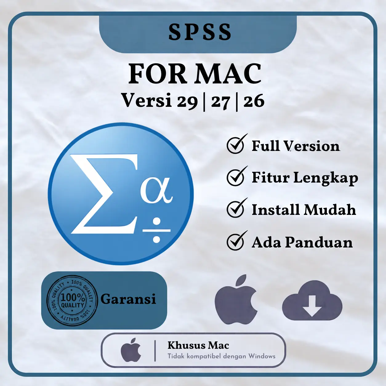IBM SPSS Statistics untuk macOS